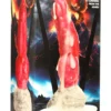 XR Brands - Resurrector Phoenix Gode en Silicone Éjaculateur - Rouge/Blanc