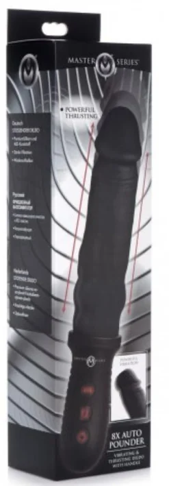 XR Brands - Vibromasseur va-et-vient étanche - Noir